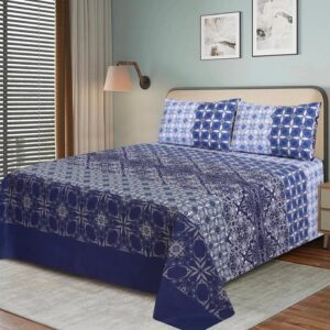 Pascal Printed Bed Sheet Set (3Pcs)